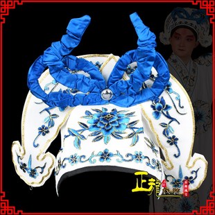 速发正龙戏剧京剧越装 武生武将盔头将军头饰将巾软帽曲生 戏武服装