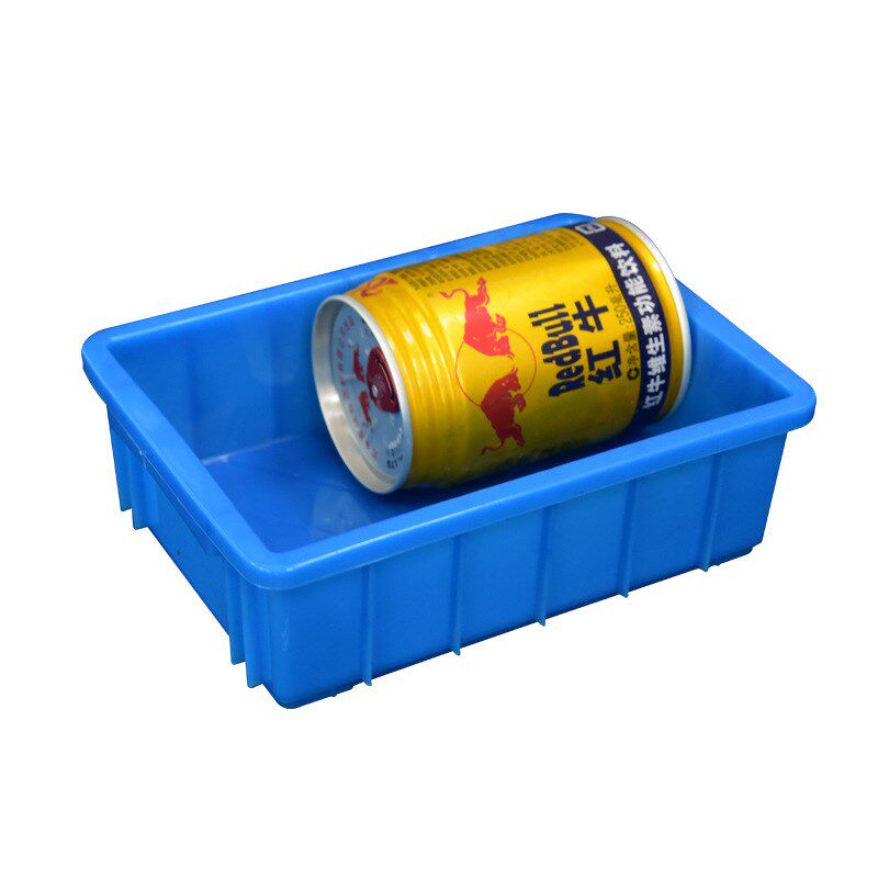 速发工具螺丝物料盒 小号塑料周胶箱 蓝色表方形五金零件塑转仪长
