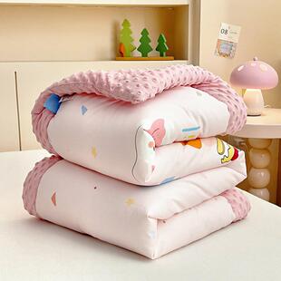 A类儿童被子幼儿园纯棉豆豆被婴儿冬被可机洗春秋被芯午睡小盖毯+