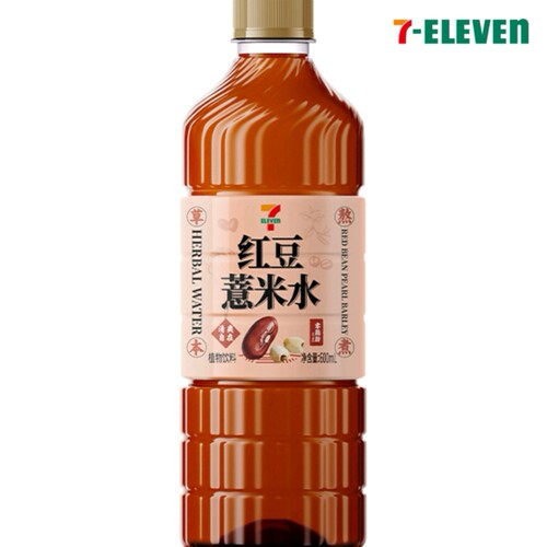 711便利店 7-ELEVEN代购苹果黄芪水 红豆薏米水 枇杷秋梨水600ml