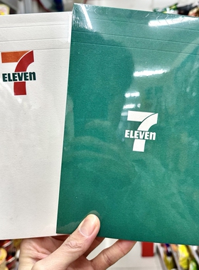 711便利店 7-ELEVEN 长沙代购白色绿色封面空自拍纸本