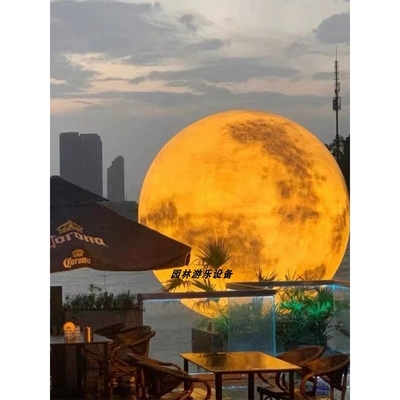 网红灯星球月球灯氛围灯网红装饰摆件引流景区大型发光户外商场