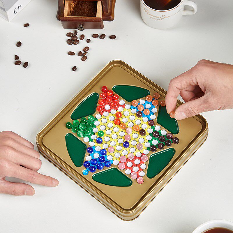 五子棋跳棋象棋三合一黑s白围棋旅行便携多人棋游戏棋围炉煮茶棋