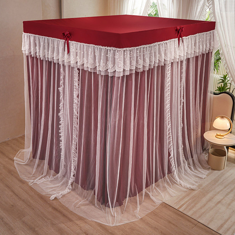 四开门蚊帐遮光防蚊全封闭落地双层加厚布帘防风保暖W床幔抗寒防,床上用品,蚊帐,淘宝优惠券,粉丝福利购,淘宝优惠卷