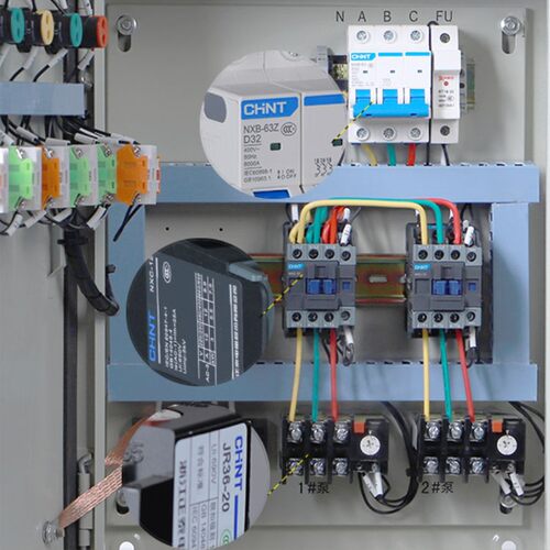 一控二双水泵控制配电箱排污浮球液位380V/2M20V/自动一用一备水