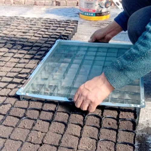 种植育苗装土f器填土托盘营养钵不锈钢方型快速辣椒营养盘育苗杯