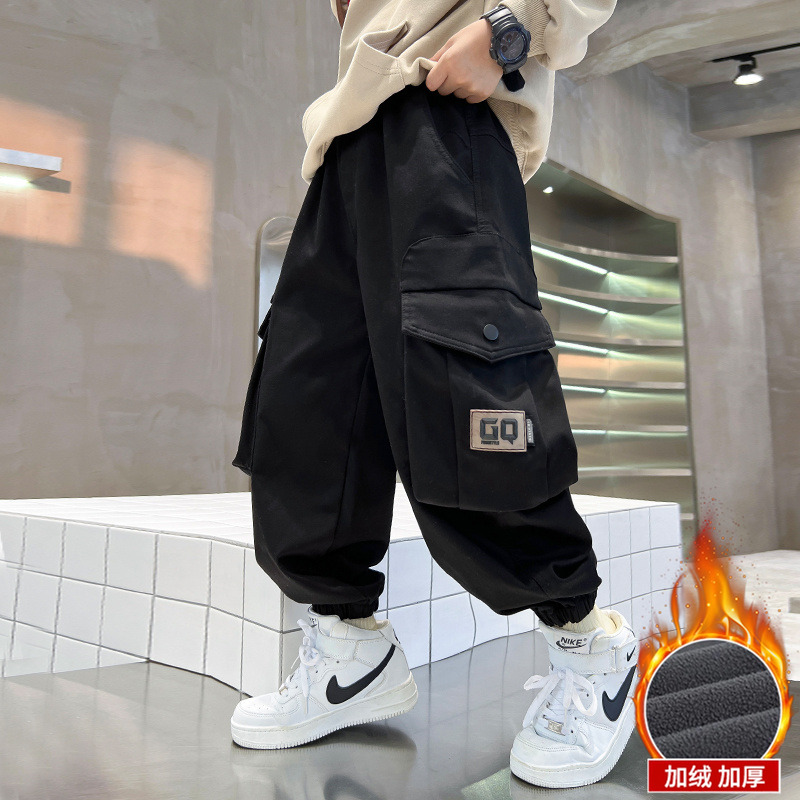 男童裤子秋冬款2025新大痞