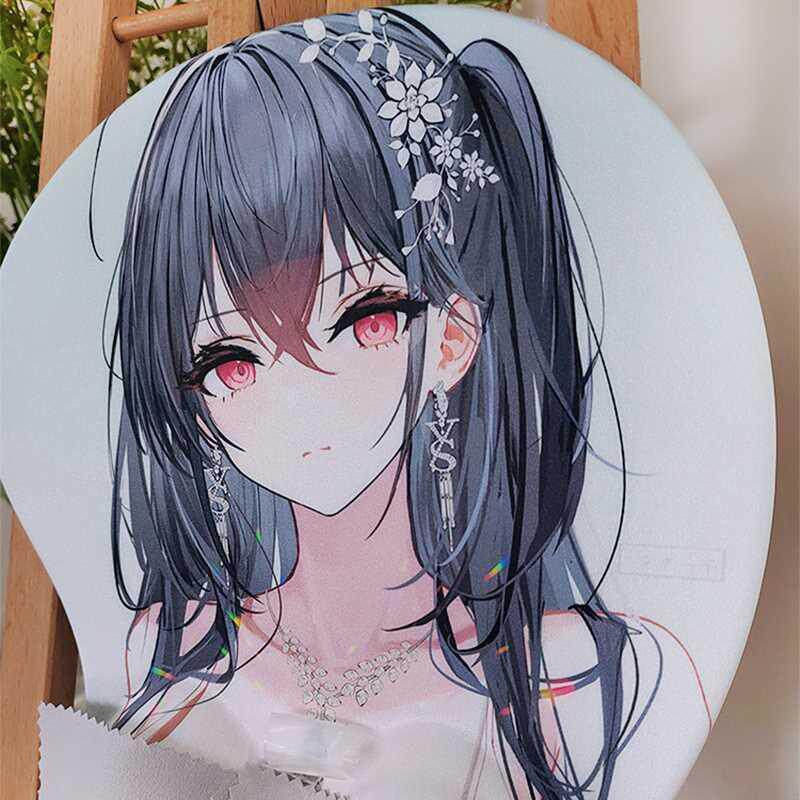 鼠标垫手托护腕家用来图定制碧蓝航线大凤擦边动漫硅胶大胸3d立体