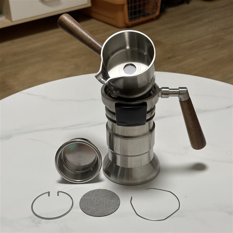 清桂废豆 9b手冲咖n啡壶 9barista摩卡壶商用手动的意式浓缩咖啡