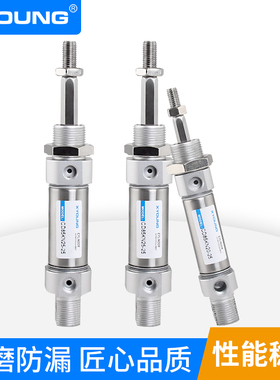 气动轴不a旋转迷你气缸C85KN20-75六角活塞杆迷你气缸CD85KN20-50