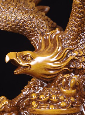大展宏图老鹰摆件招财聚宝盆x大鹏展翅雄鹰公司开业礼物办公室装
