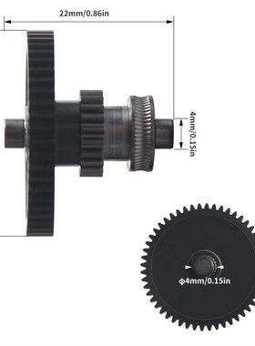 Elegoo海王星4/pro/maxplus硬化钢纳米涂层挤U出机齿轮送料套件