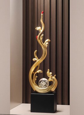 风生水起玄关装饰摆件轻奢高档客厅E招财电视柜酒柜办公室乔迁礼