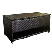 藤编防晒收纳f柜户外防水阳台鞋 柜室外花园储物柜定制高矮柜床头