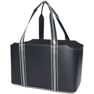 健身房私人教练篮子手提私教课工具篮皮革收纳R篮皮质礼品篮送礼