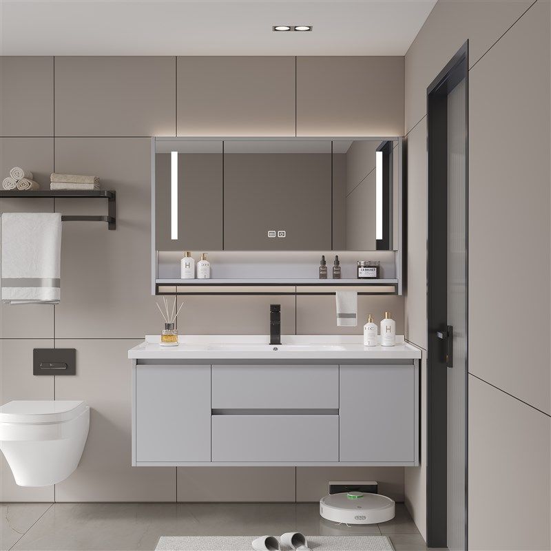 智能实木浴室柜组合陶瓷一体盆卫生D间洗脸洗手盆柜洗漱台盆柜套,家装主材,浴室柜组合,淘宝优惠券,粉丝福利购,淘宝优惠卷