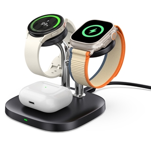 S11 SE三星Galaxy Watch8 白鹄SwanScout704D watch系列iWatchS1 Ultral 双手表无线充电器适用苹果apple