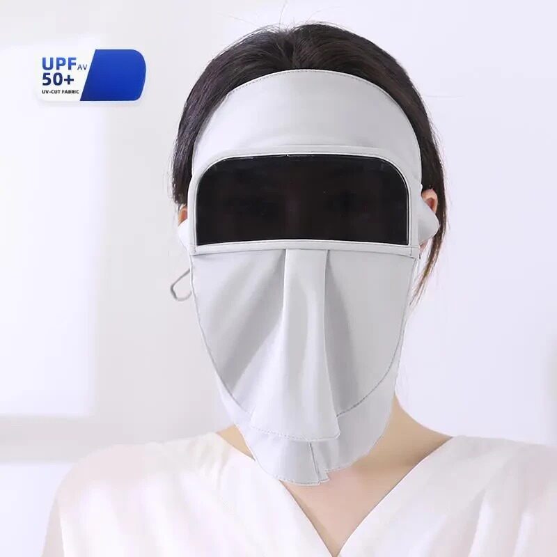 防晒面罩女夏季脸基尼透气紫外线