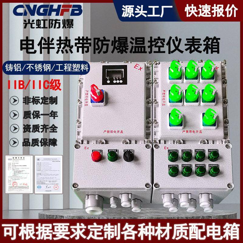 防爆温控仪表箱电子秤称重多回路配电箱电加热电伴热带防爆控制箱