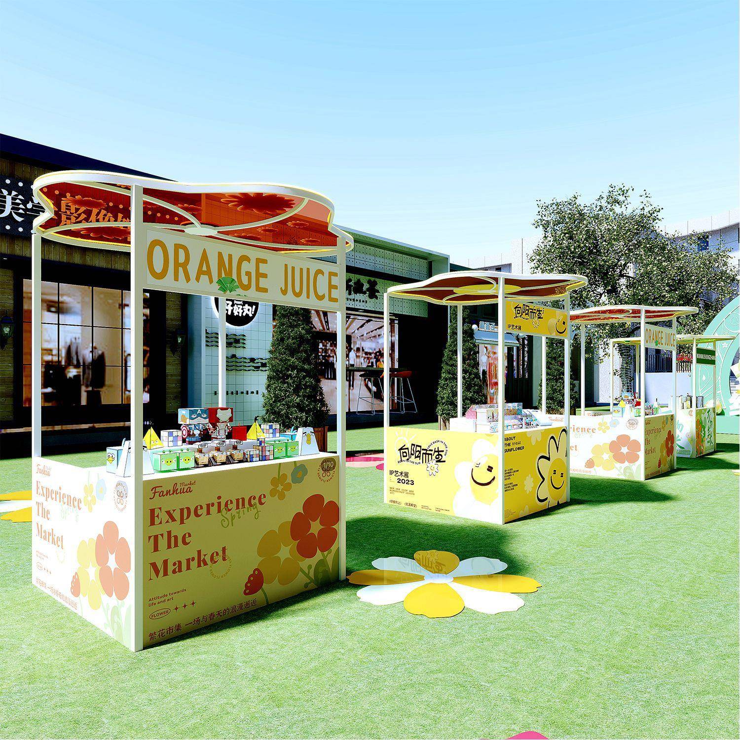 景区夜市集市摊位架多功能移动美食小推车网红摆摊架促销台展示架