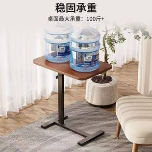 工作台 可移动升降边桌家用卧室电床脑桌学生写字IWU电脑桌立站式