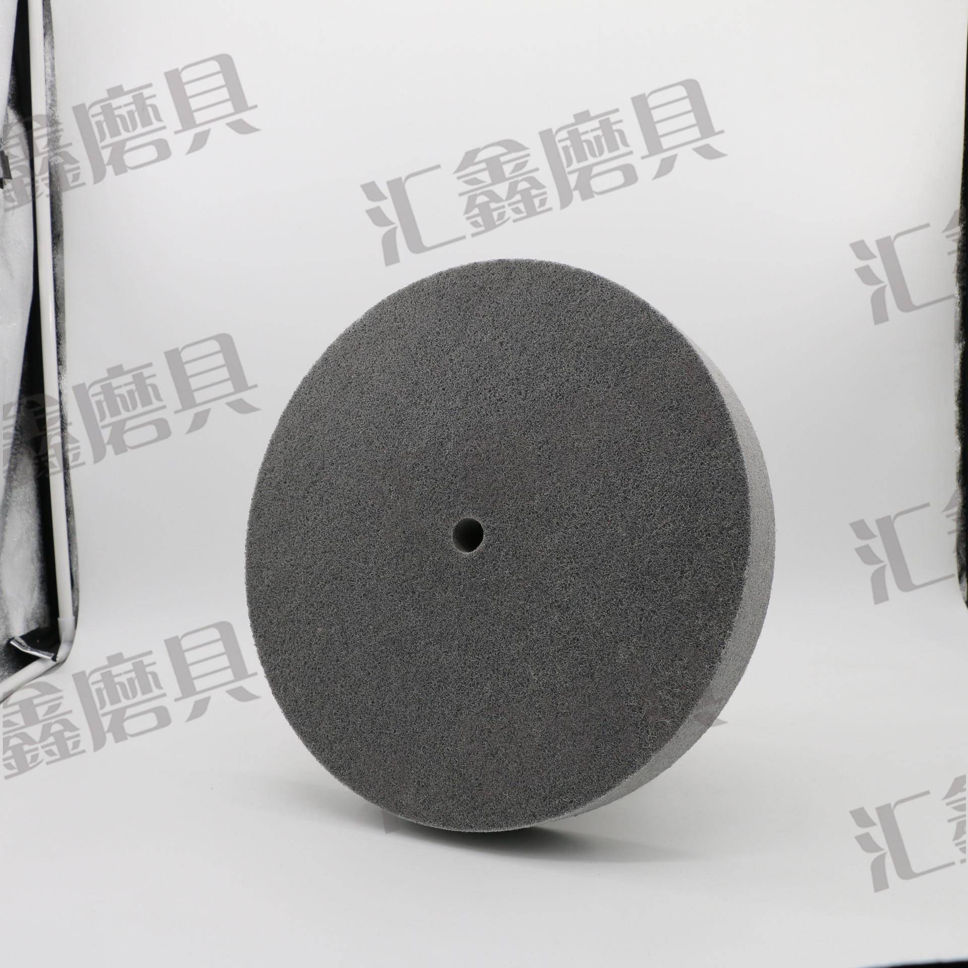 厂家直销*色不钢抛光轮尼龙轮纤轮不维织布灰研50mm×5锈磨轮