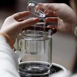 烧水壶泡茶家用梁壶围炉提耐高茶素提提梁壶壶 玻璃煮温茶新款