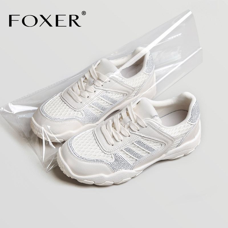 网面德训鞋女2025新款夏季透气百搭潮流软底不累脚休闲运动老爹鞋