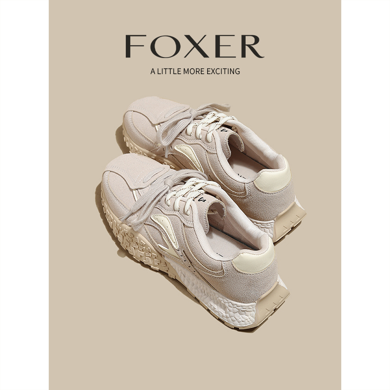 FOXER小个子内增高德训鞋女