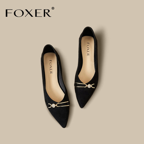 FOXER一脚蹬舒适单鞋女