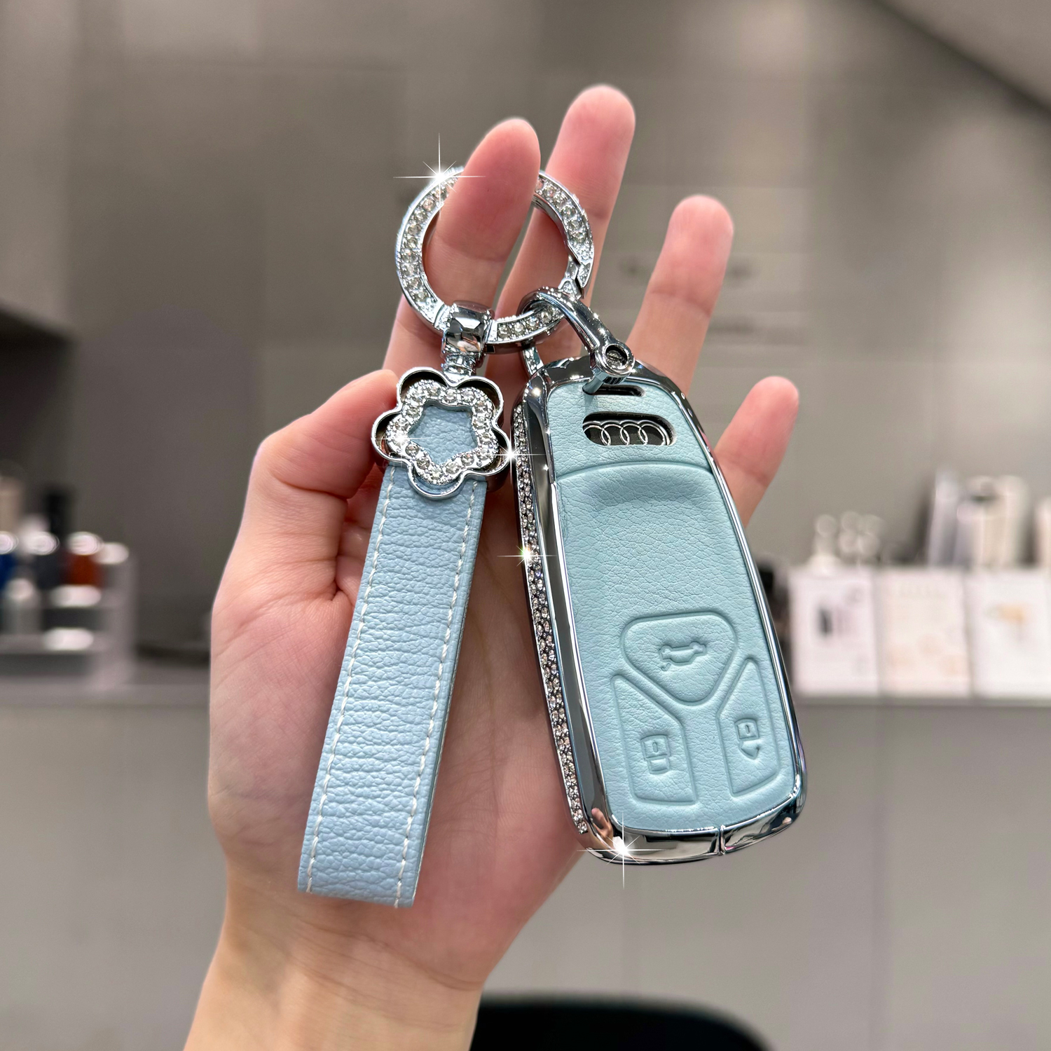 速发L用AL适套新款Q5  Q8 A Q2 Q Q7e-tro包A64扣保护壳