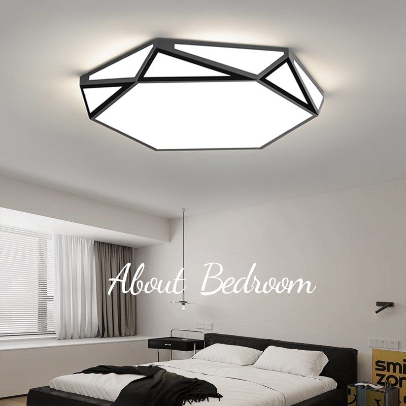 速发卧室灯2卧具4年新款简约吸顶灯风主0室房间灯2大全