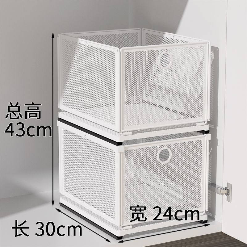 速发橱柜改造拉篮水房下厨槽抽屉抽滑轨置物架轨道式拉收纳筐盒
