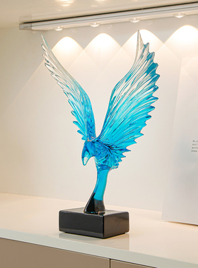 速发大展司图关鹰摆件办公室领导轻奢酒柜玄老装饰品公宏开业礼物