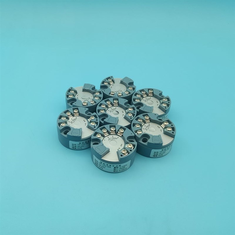 速发-度变送型4温20mA热k器热电偶E智能pt100温度0-10V模块