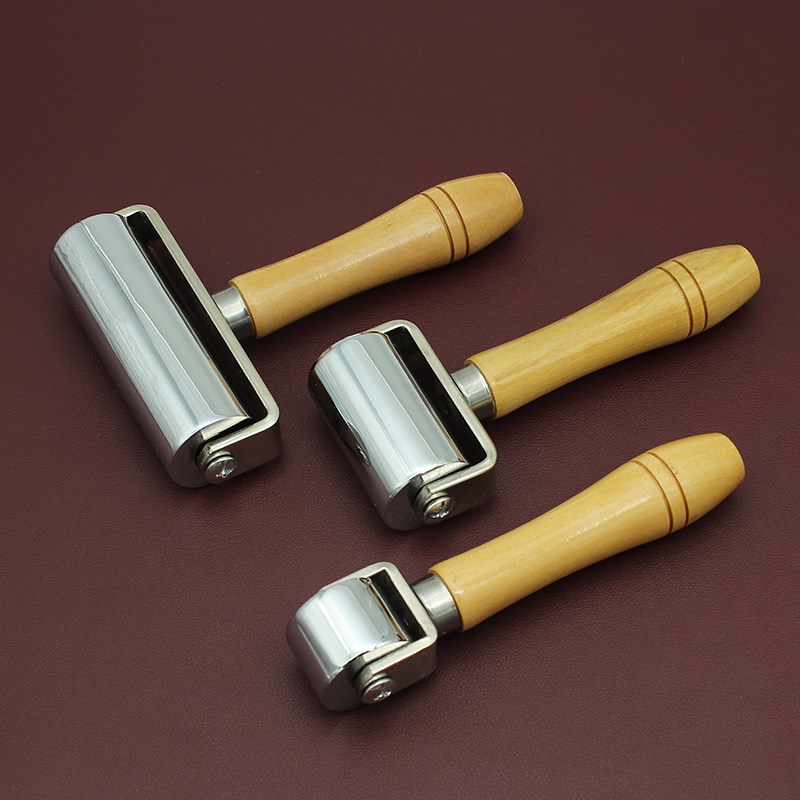 速发贴墙纸壁纸工具金属实心光面平角压轮接缝压滚无纺布防水滚轮
