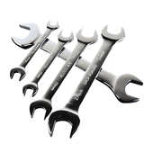 热销开口扳手双头呆扳手双开口呆头套装 工具汽修机修8