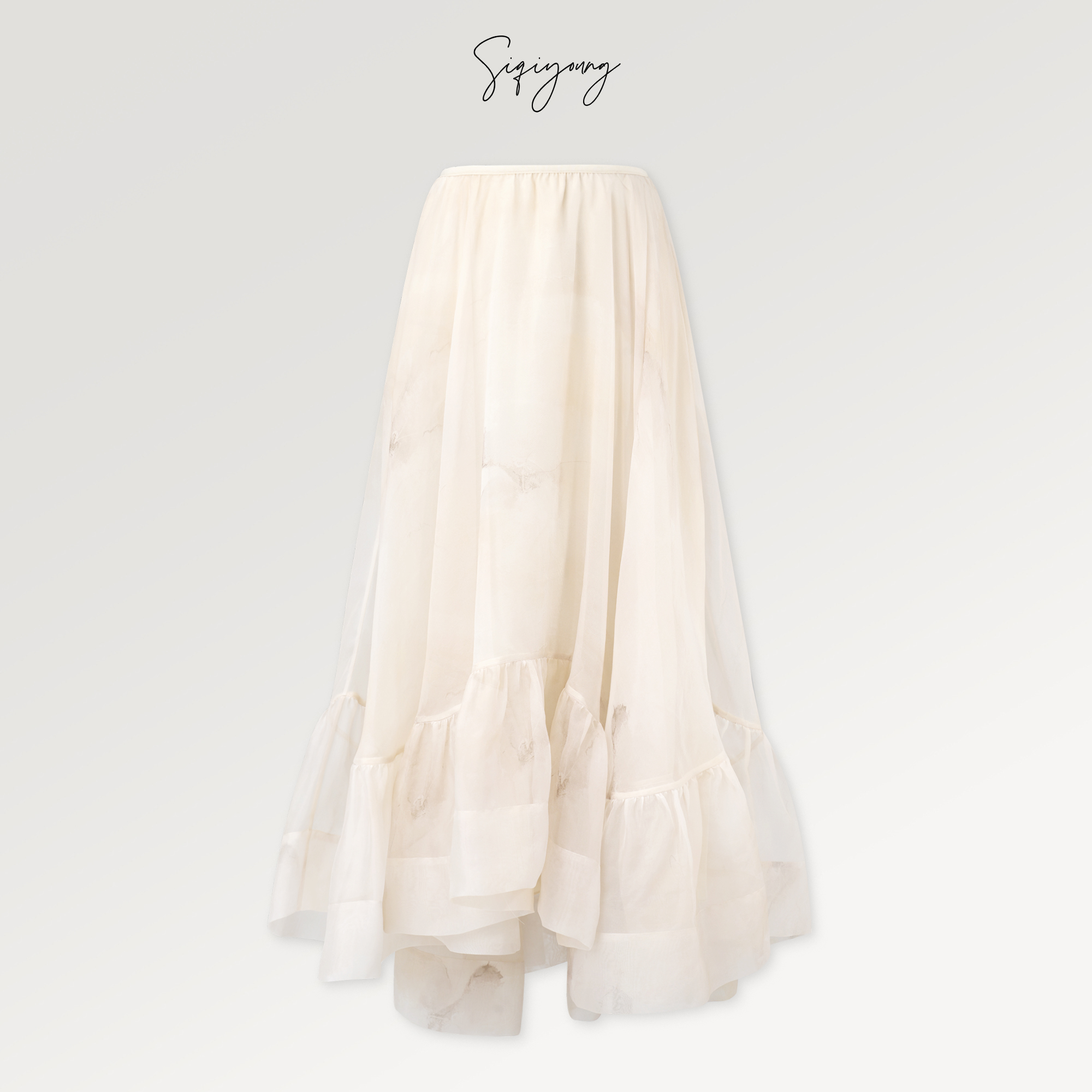 SIQIYOUNG潇湘八景系列-水墨半裙
