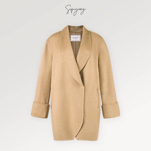 1980S-14μm＜大衣100%小山羊绒