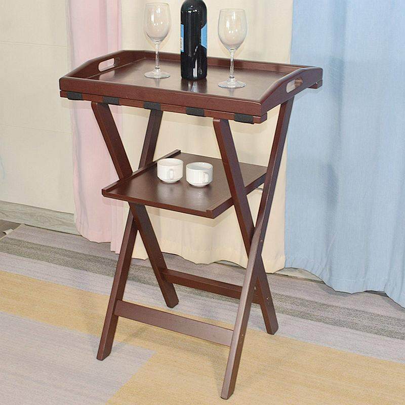 多层置物架落地式厨房置物架餐盘收集车可折叠餐厅置物架木托盘黑,商业/办公家具,餐盘收集车,淘宝优惠券,粉丝福利购,淘宝优惠卷