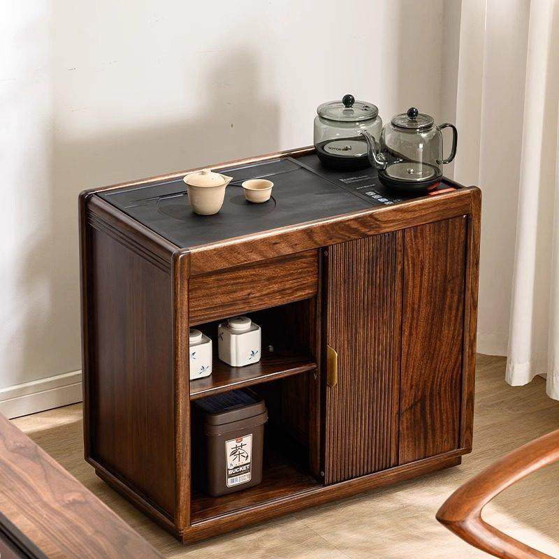 乌金木茶水柜烧水壶一体靠墙客厅实木边几茶桌侧边柜移动置物架,住宅家具,家用茶台/茶桌,淘宝优惠券,粉丝福利购,淘宝优惠卷