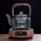 2024新款 电陶炉煮茶器大容量养生茶具套装 全玻璃烧水壶蒸汽茶壶