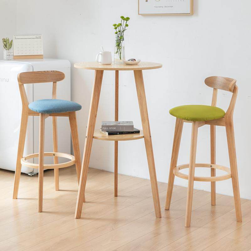 酒吧桌小圆桌子实木脚家用休闲简约阳台桌椅组合北欧高脚凳酒吧椅,商业/办公家具,酒吧台,淘宝优惠券,粉丝福利购,淘宝优惠卷