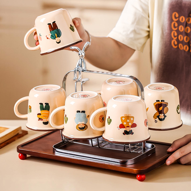 一家人水具套装一人一杯