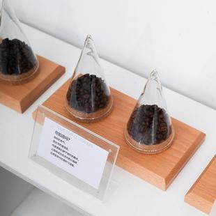 咖啡展示罐茶叶花茶咖啡豆分装容器罐中式茶样样品展示器具闻香杯