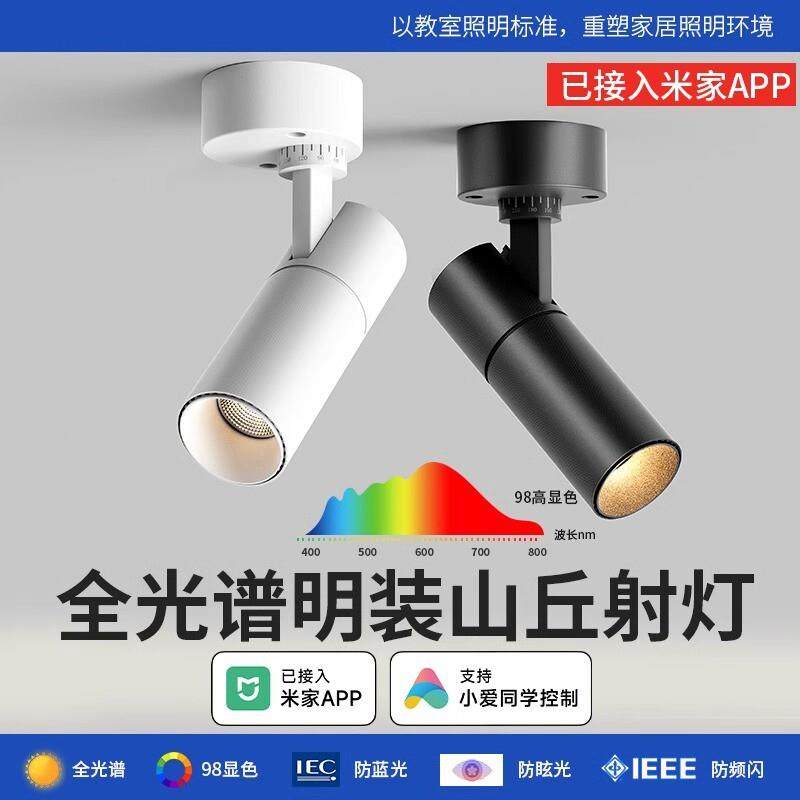 明装小山丘射灯可调角度折叠吸顶式洗墙照画 画全光谱客厅洗墙灯,家装灯饰光源,明装射灯,淘宝优惠券,粉丝福利购,淘宝优惠卷