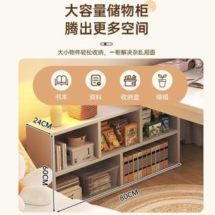 书柜一体桌家卧室学习桌子约办公桌 转角书L型电脑IIS简桌用台式