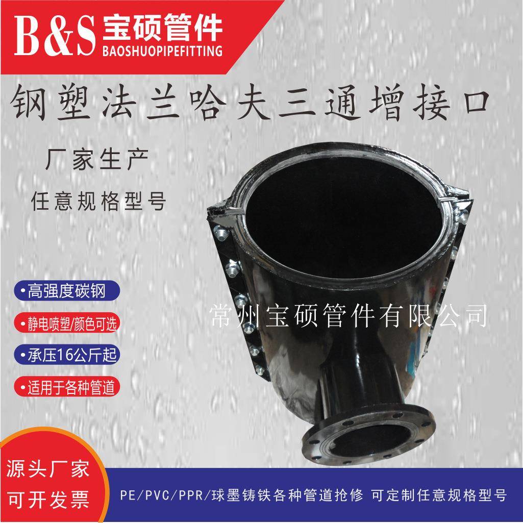 法钢兰哈夫DN40-260式管卡哈夫式通管卡三（球墨管管用）