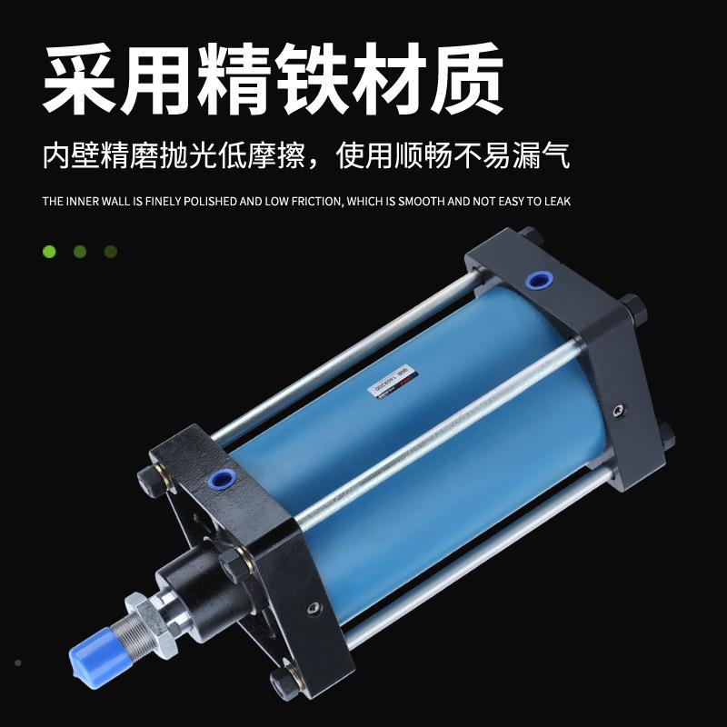 QB重型铁气缸附63/80/10件*25/5G0/75/1000/125规格齐814全带缓冲