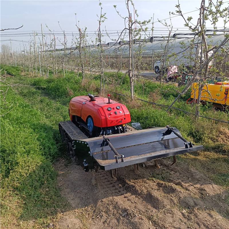 一个小时耕地5亩遥控旋耕机  低油耗智能耕地机 大棚用小型微耕机